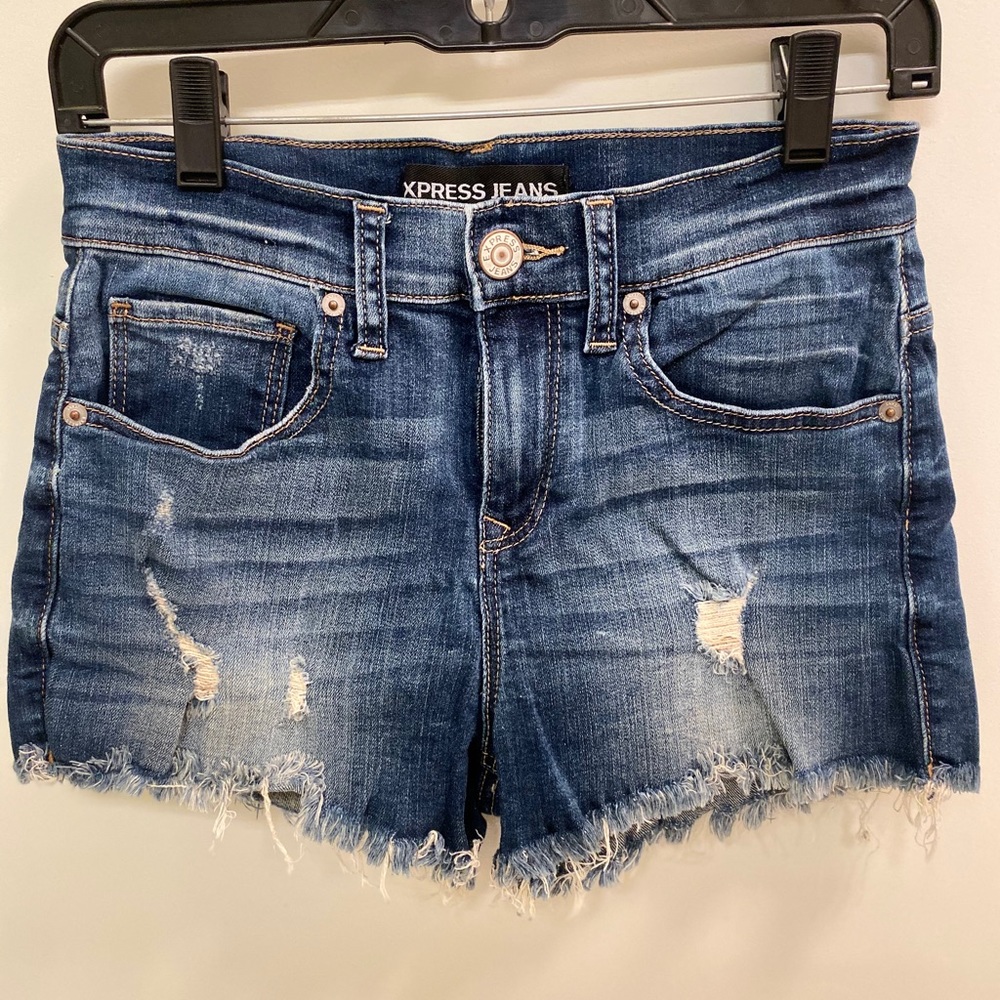 Express jean shorts